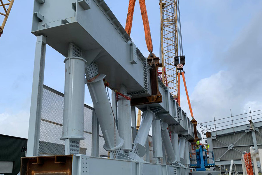 Two 140T Truss Lift Saddles